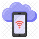 Mobile Storage Mobile Cloud Phone Cloud Icon