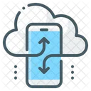 Mobile Cloud Cloud Installation Mobile Data Cloud Icon