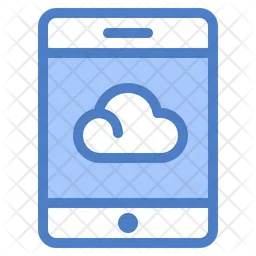 Mobile Cloud  Icon