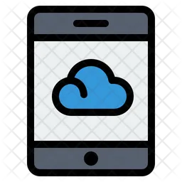 Mobile Cloud  Icon