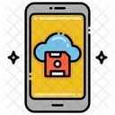 Mobile Cloud Online Storage Cloud Storage Icon