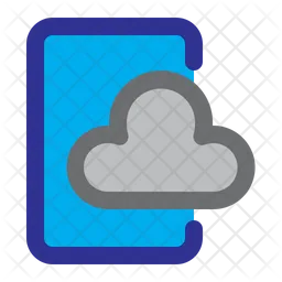 Mobile Cloud  Icon