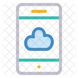 Mobile cloud  Icon