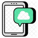 Mobile Cloud Chat  Icon