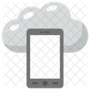Mobile Cloud Network Icon
