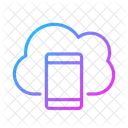 Cloud Data Mobile Icon