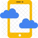 Mobile Cloud Cloud Computing Icon