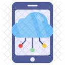 Mobile Cloud Network  Icon