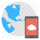Mobile Cloud Services Icon