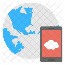 Mobile Cloud Services  Icon