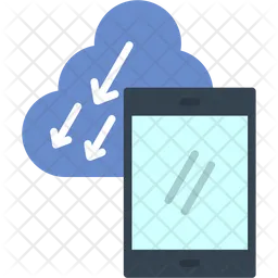 Mobile Cloud Sharing  Icon