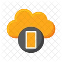 Mobile Cloud Storage  Icon