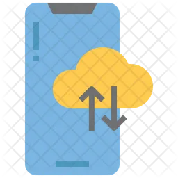 Mobile Cloud Transfer  Icon