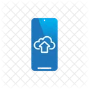 Mobile Cloud Upload  Icon