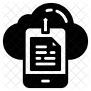 Mobile Cloud Upload  Icon