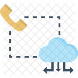 Mobile cloude network  Icon