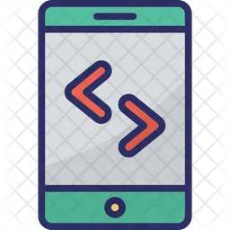 Mobile Code  Icon