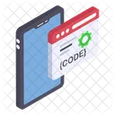 Mobile Code Smartphone Icon