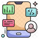 Mobile Coding Mobile Programming Software Development Icon
