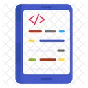 Mobile Coding Mobile Programming Software Development Icon