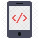 Mobile Coding App Coding App Development Symbol