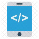 Mobile Coding Scripting Icon