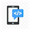 Mobile Coding Icon