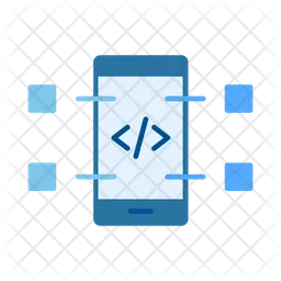 Mobile Coding  Icon