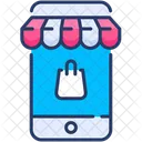 Mobile Commerce Shop Icon