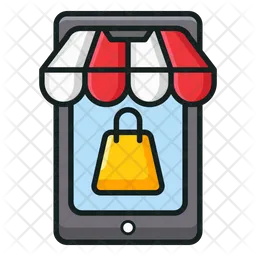 Mobile Commerce  Icon