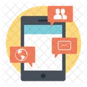 Mobile Communication Global Icon