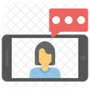 Mobile Communication Online Communication Texting Icon