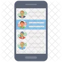 Mobile Communication Online Discussion Message Opinions Icon