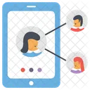 Mobile Communication Mobile Conversation Phone Chatting Icon