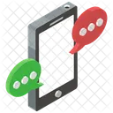 Mobile Communication Mobile Conversation Mobile Messaging Icon