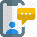 Mobile Communication Mobile Chatting Conversation Icon