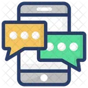 Mobile Communication Conversation Mobile Chatting Icon