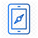 Mobile Compass Compass App Smartphone Icon