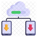 Mobile Computing Mobile Hosting Mobile Cloud Icon