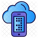 Mobile Computing Cloud Mobile Icon