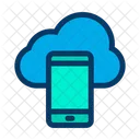 Mobile Phone Cloud Icon