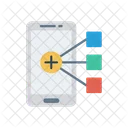 Connection Network Mobile Icon