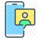 Mobile Contact  Icon