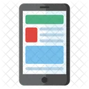 Mobile Content Mobile Interface Mobile Design Icon