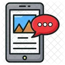Mobile Content  Icon