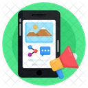 Digital Marketing Online Marketing Mobile Marketing Icon