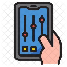 Mobile Control  Icon
