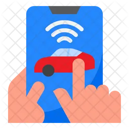 Mobile Control Car  Icon