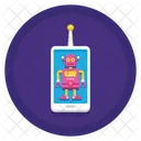 Mobile Controlled Robot Icon