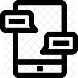 Mobile Conversation  Icon